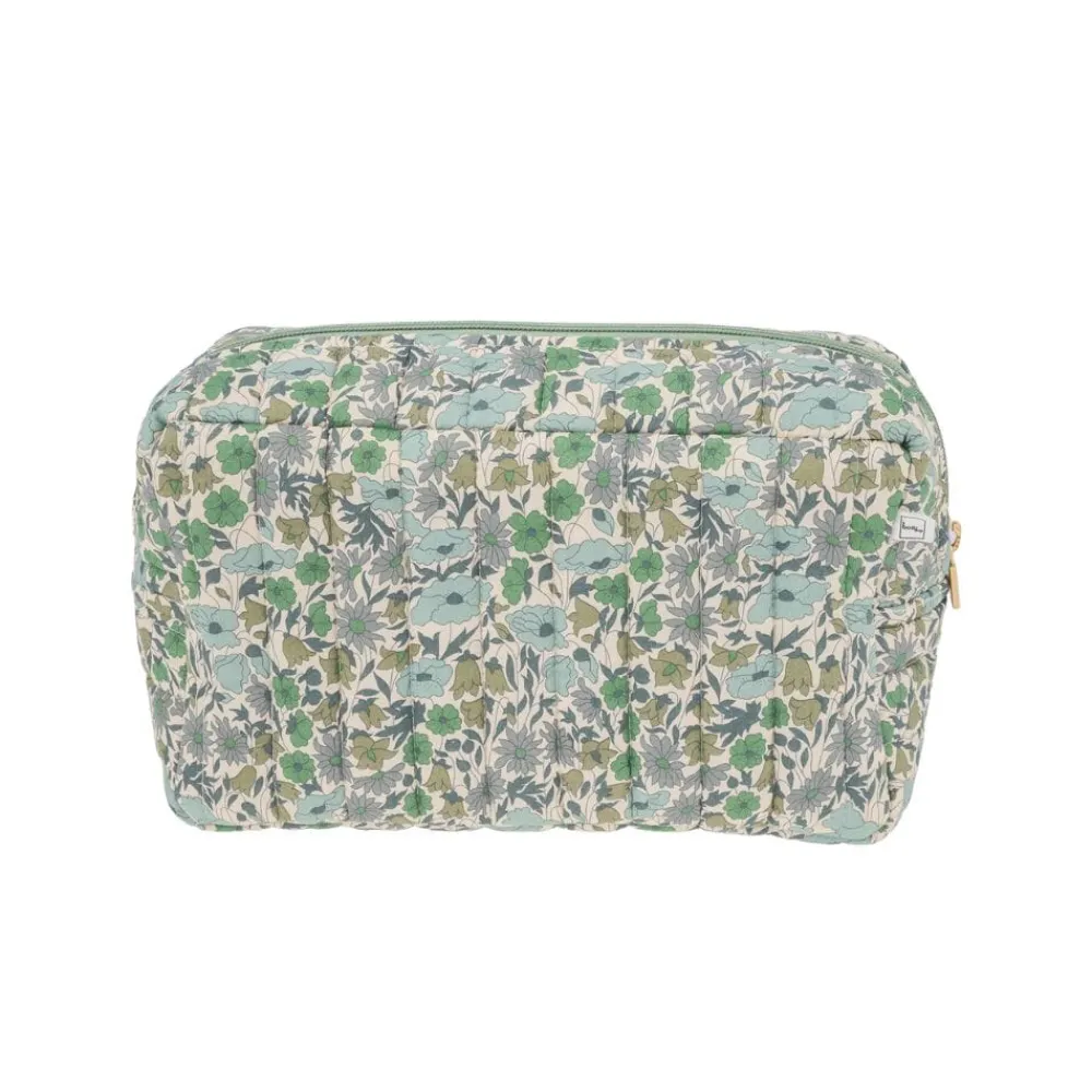 Bon Dep Oppbevaring|Pouch Square Liberty Poppy & Daisy Teal