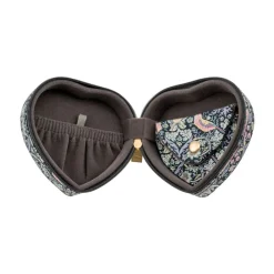 Bon Dep Oppbevaring|Smykkeskrin|Smykkeskrin Heart Liberty Strawberry Thief Black