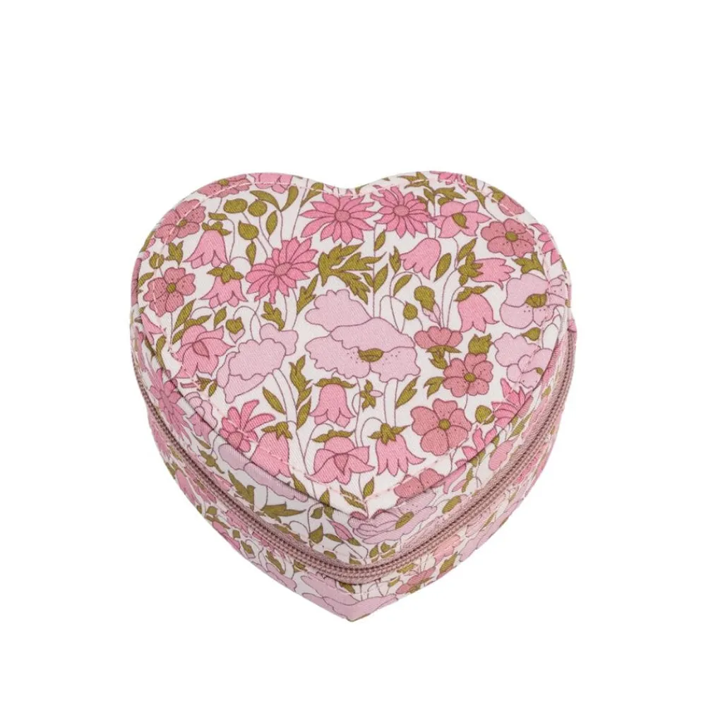 Bon Dep Oppbevaring|Smykkeskrin|Smykkeskrin Heart Liberty Poppy & Daisy