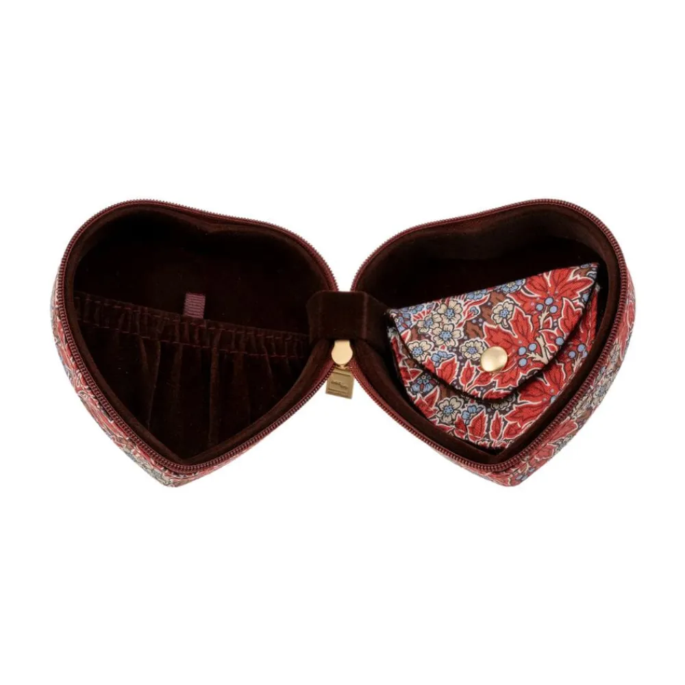 Bon Dep Oppbevaring|Smykkeskrin|Smykkeskrin Heart Liberty Aubrey Forest Rust