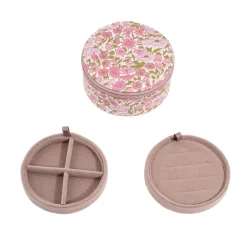 Bon Dep Oppbevaring|Smykkeskrin|Smykkeskrin Round Liberty Poppy & Daisy