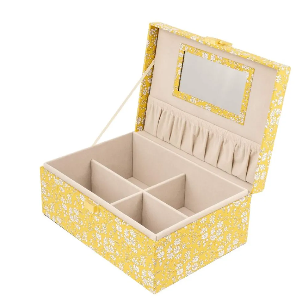 Bon Dep Oppbevaring|Smykkeskrin|Smykkeskrin Square Liberty Capel Yellow