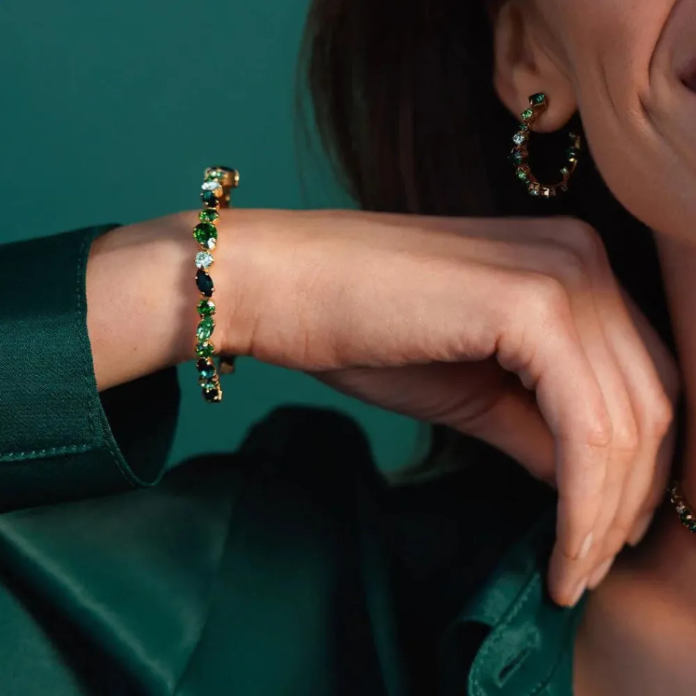 Caroline Svedbom Armbånd|Antonia Bangle | Green Combo