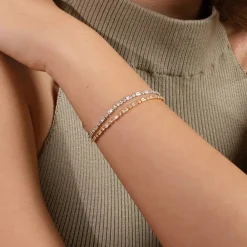 Caroline Svedbom Armbånd|Evelyne Bracelet Rhodium Crystal