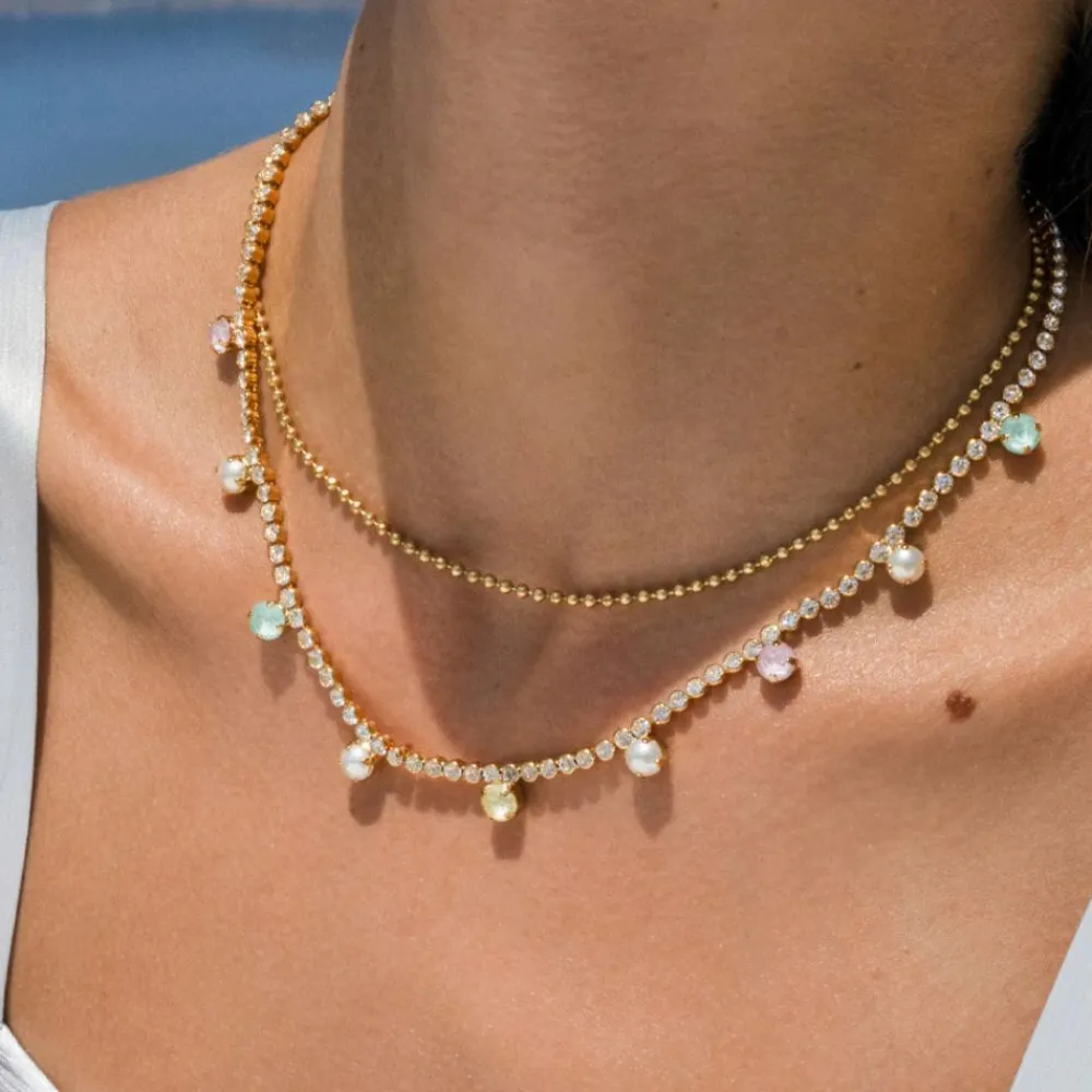 Caroline Svedbom Kjeder|Millie Necklace | Soft Pastel Combo