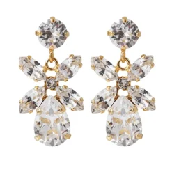 Caroline Svedbom Øredobber|Mini Dione Earrings | Crystal