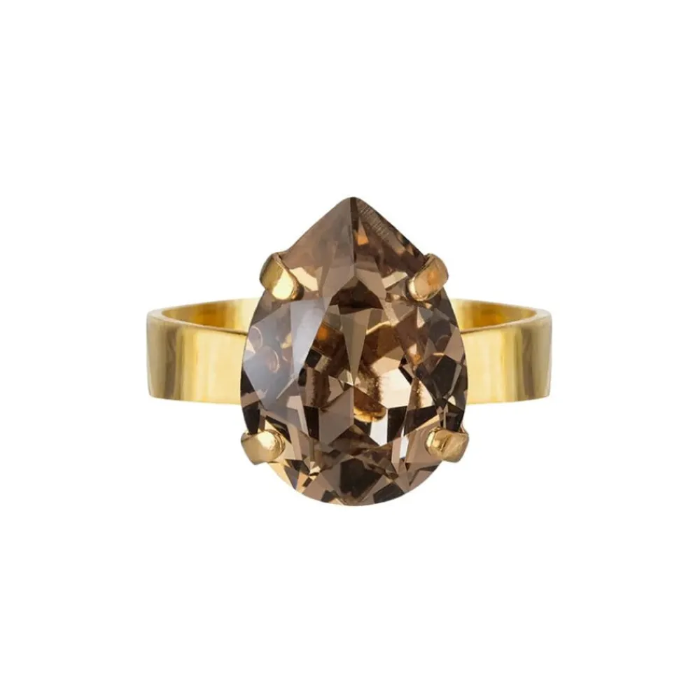 Caroline Svedbom Ringer|Mini Drop Ring | Greige