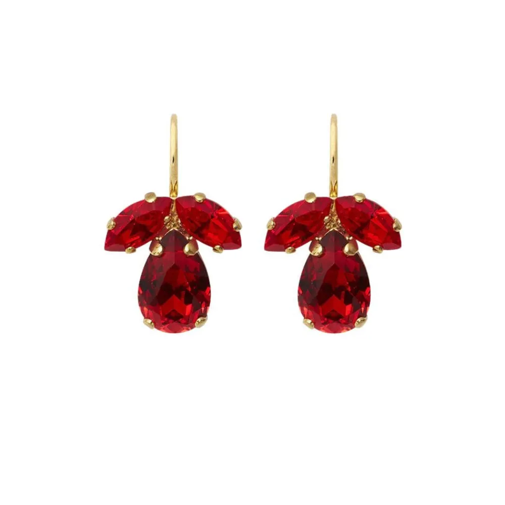 Caroline Svedbom Øredobber|Petite Timo Earrings Gold Light Siam