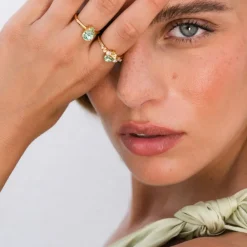 Caroline Svedbom Ringer|Sandra Ring | Chrysolite Jonquil Combo