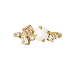 Caroline Svedbom Ringer|Stardust Ring Gold Electric White Combo