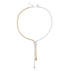 Caroline Svedbom Kjeder|Yvette Necklace Rhodium Topaz Combo