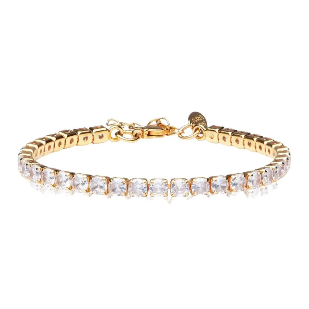Caroline Svedbom Armbånd|Zara Bracelet | Crystal Gold