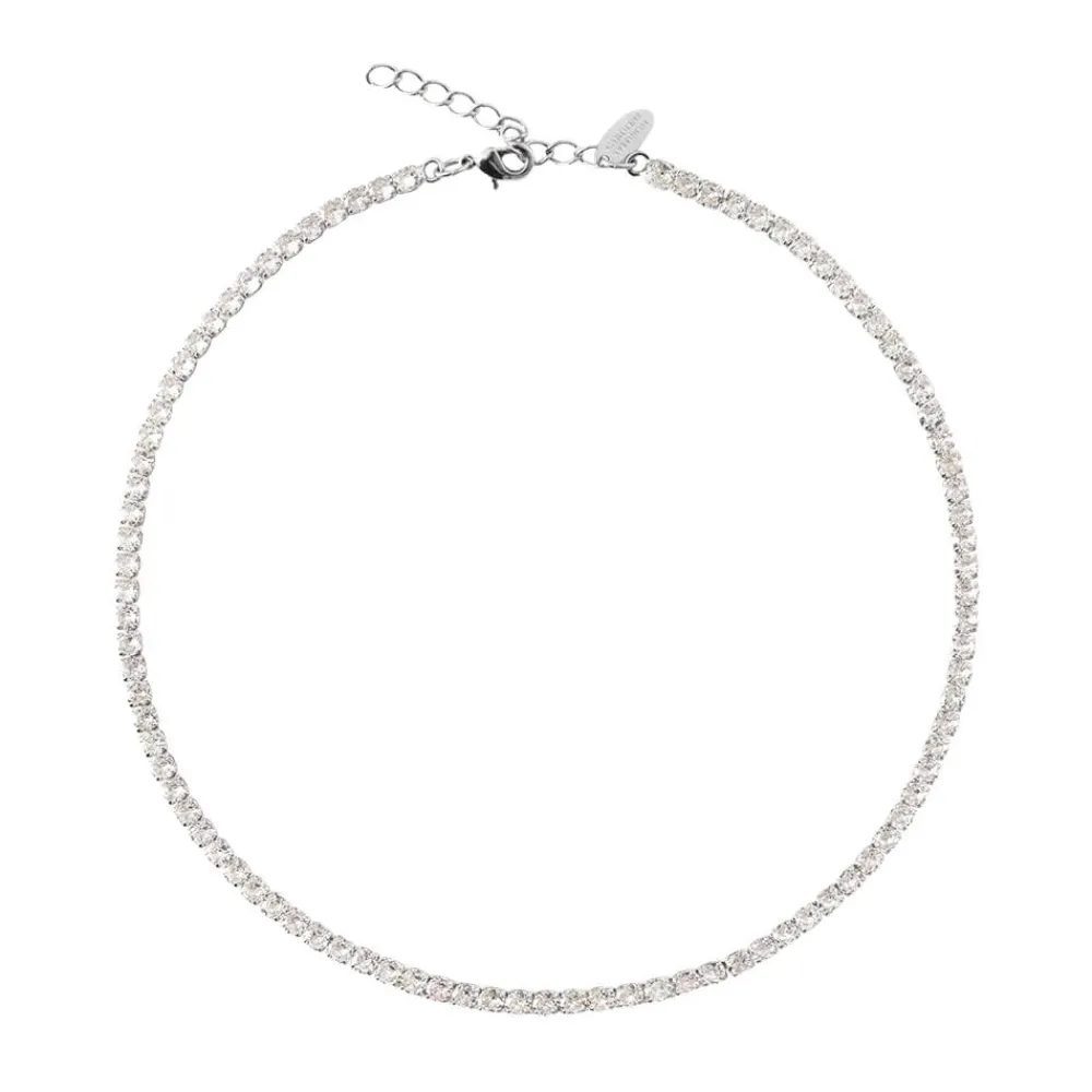 Caroline Svedbom Kjeder|Zara Necklace | Crystal Rhodium