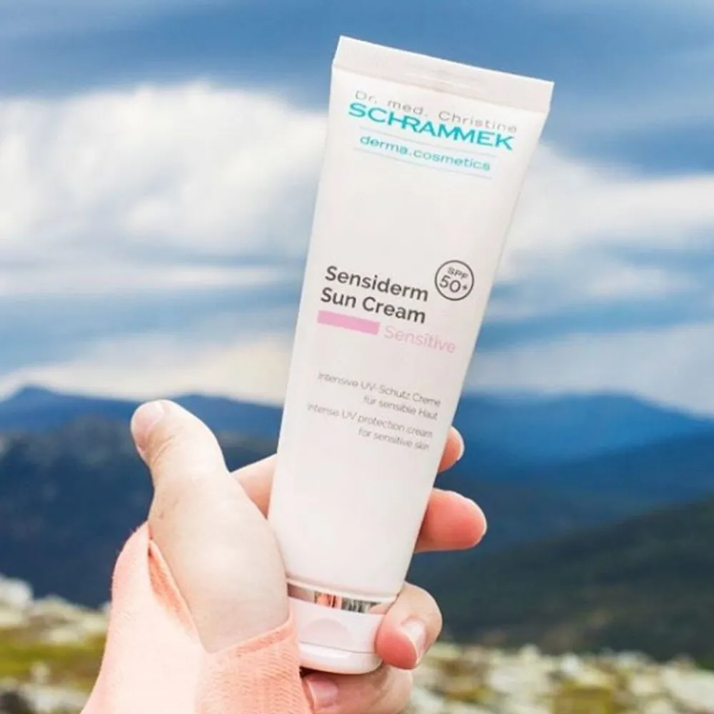Dr. Schrammek Sol Og Selvbruning|Ansiktskrem|Sensitive Sensiderm Sun Cream SPF 50