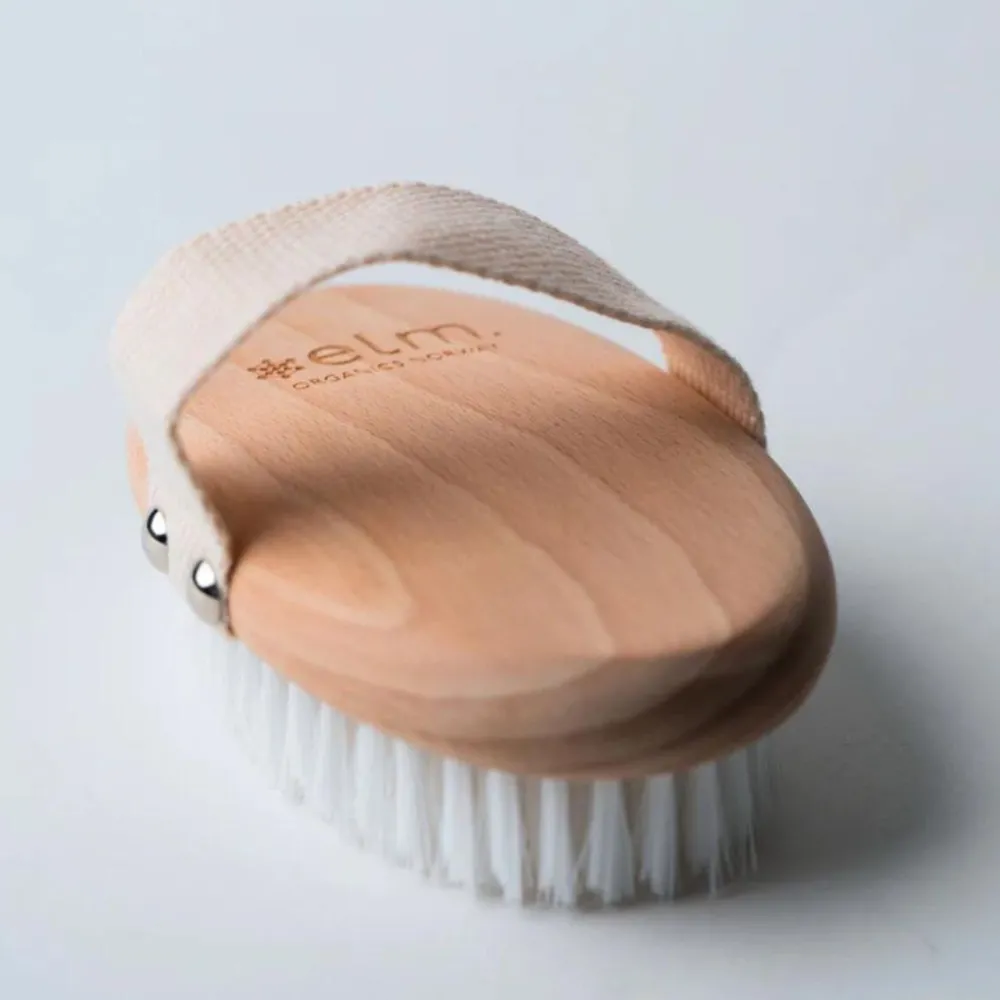 Elm Organics Gravid Og Ammende|Produktkit|elm. Body Brush Medium