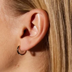 Emilia by Bon Dep Øredobber|Emilia Gold Hoops