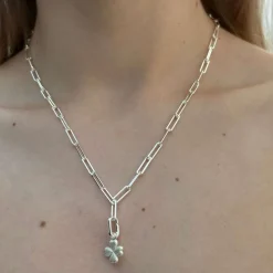 Emilia by Bon Dep Connector|Emilia Silver Connector (stor)