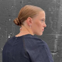 Emilia by Bon Dep Øredobber|Emilia Small Silver Hoops