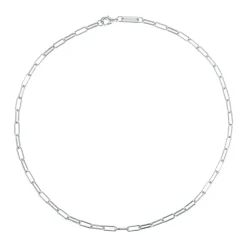 Emilia by Bon Dep Kjeder|Emilia Thick Chain Necklace 45 cm Silver