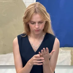 Emilia by Bon Dep Kjeder|Emilia Thick Chain Necklace 45 cm Silver