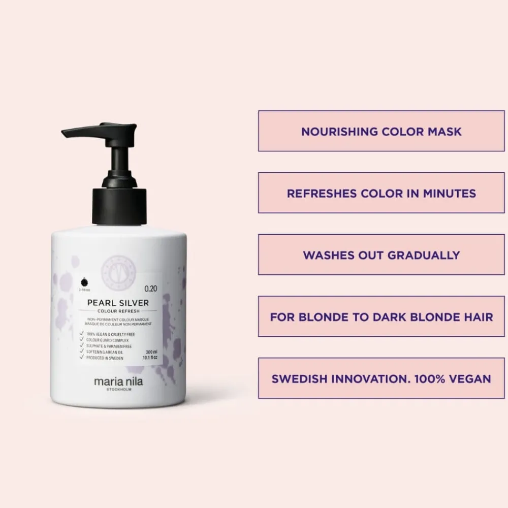 Maria Nila Hårpleie|Color Refresh Pearl Silver 0.20 300 ml