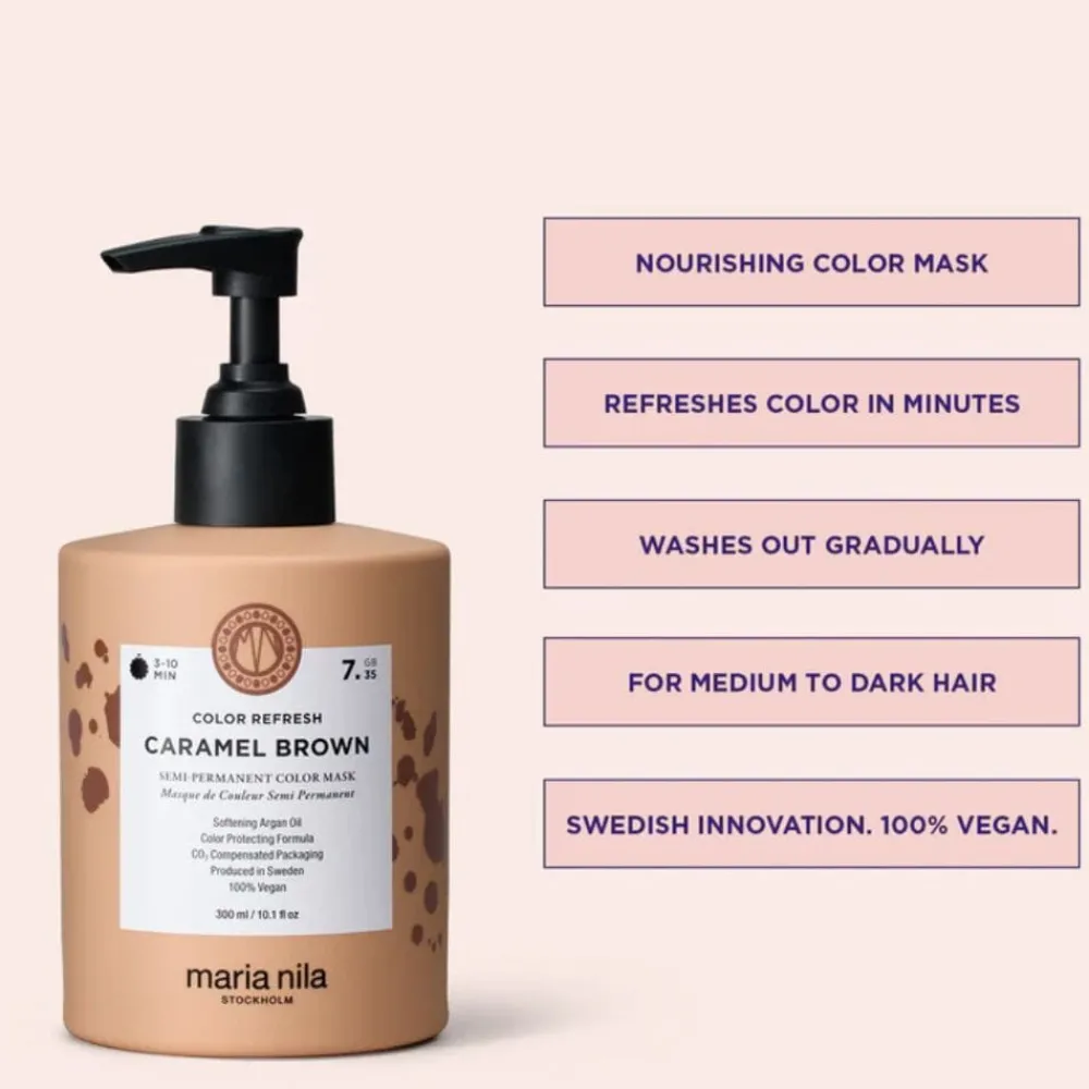 Maria Nila Hårpleie|Color Refresh Caramel Brown