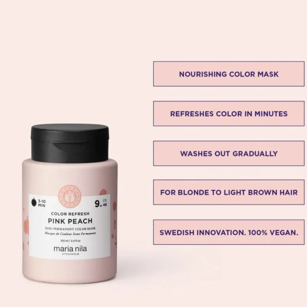 Maria Nila Hårpleie|Color Refresh Pink Peach 9,46 100ml