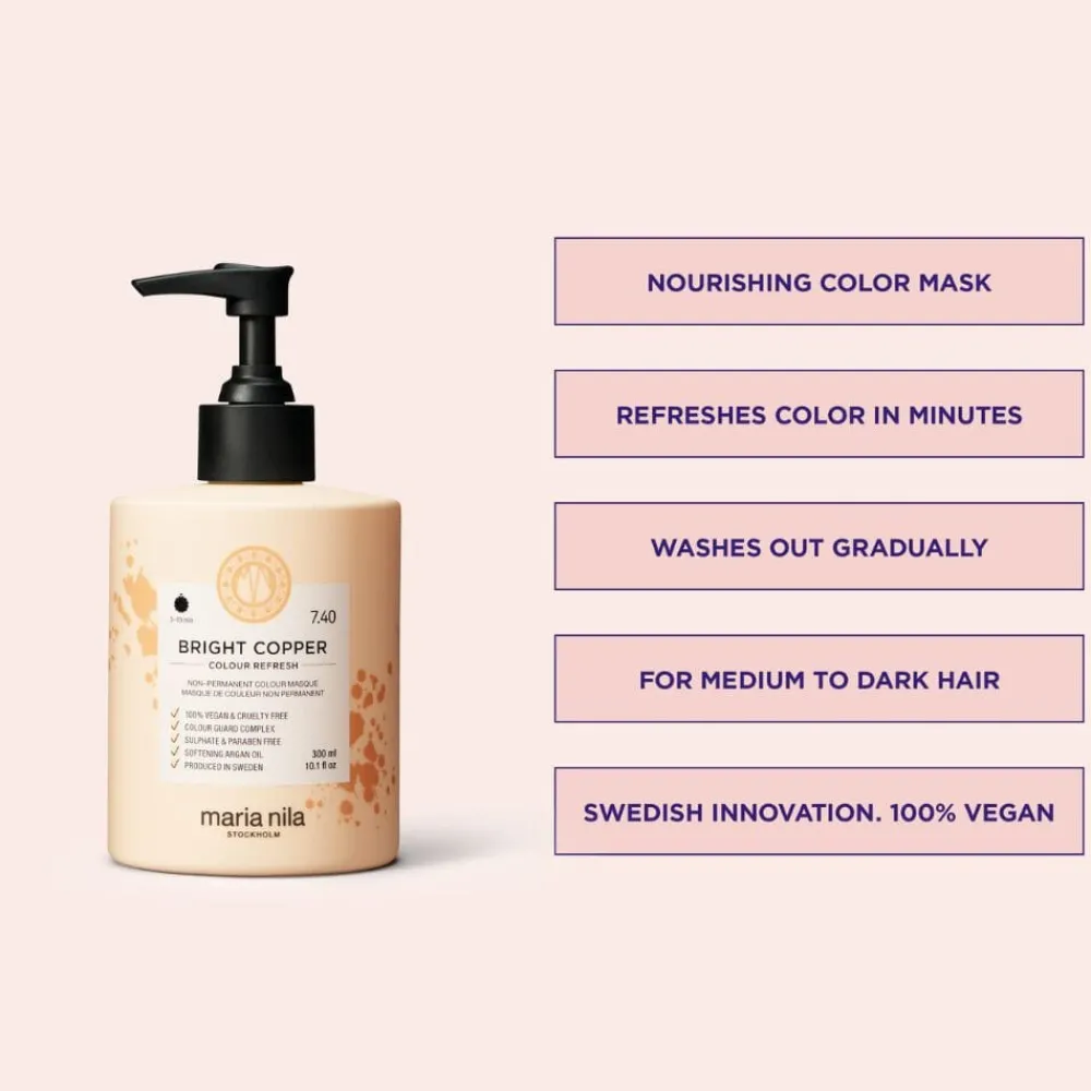 Maria Nila Hårpleie|Colour Refresh Bright Copper 7.40