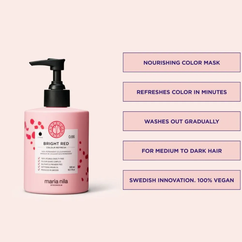 Maria Nila Hårpleie|Colour Refresh Bright Red 0,66