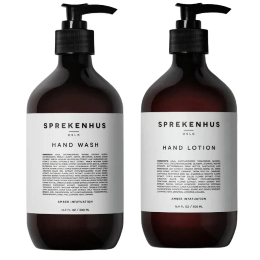Sprekenhus Produktkit|Håndpleie|Hand Wash & Lotion Gift Set Amber Infatuation