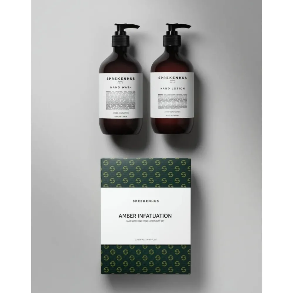 Sprekenhus Produktkit|Håndpleie|Hand Wash & Lotion Gift Set Amber Infatuation