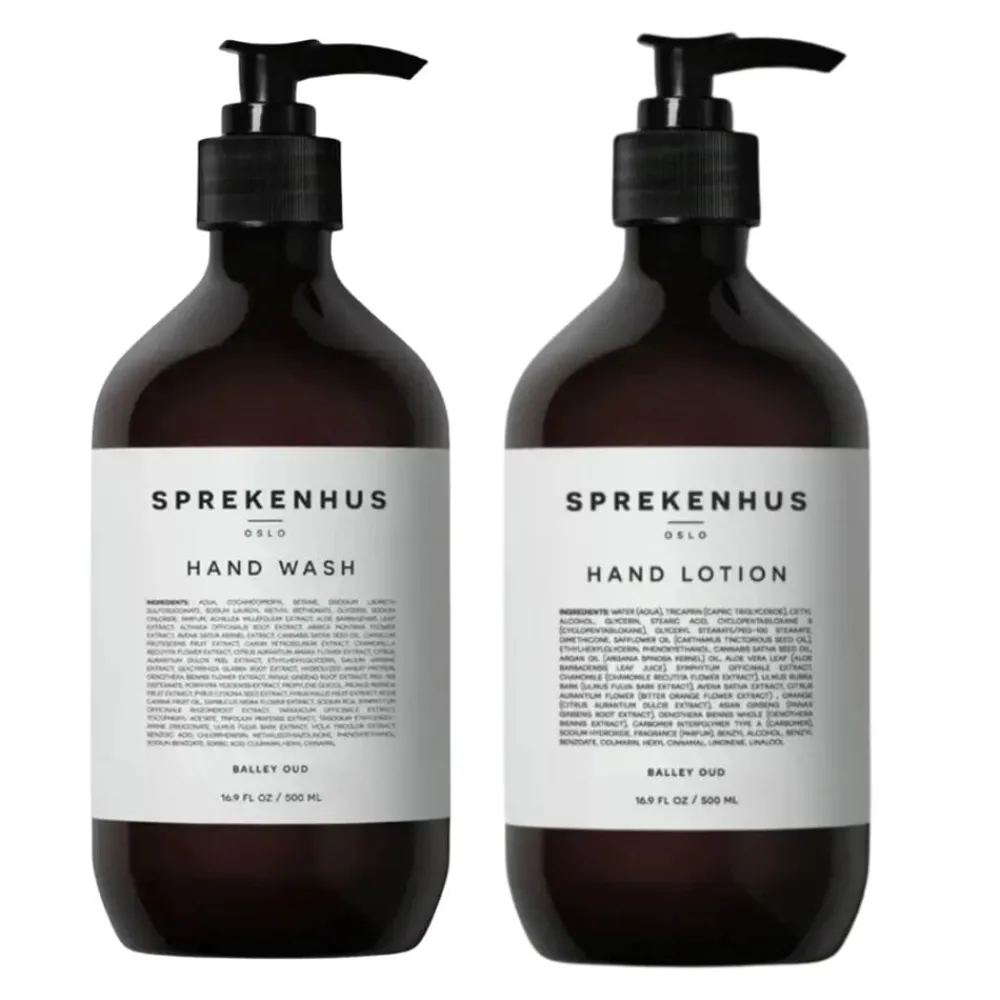 Sprekenhus Produktkit|Håndpleie|Hand Wash & Lotion Gift Set Balley Oud